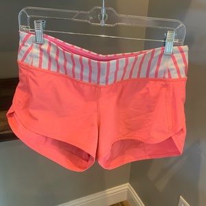 Bright pink super fun color speed shorts 2.5in